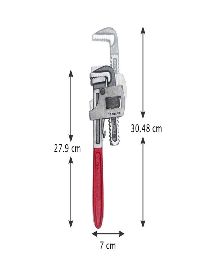THEMISTO TH-T25 12 inch Adjustable Pipe Wrench - Image 2